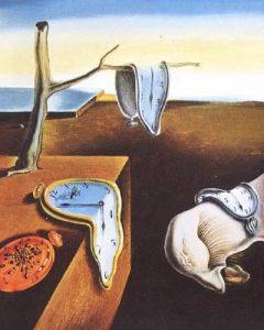 نقاشی تداوم حافظه اثر سالوادور دالی