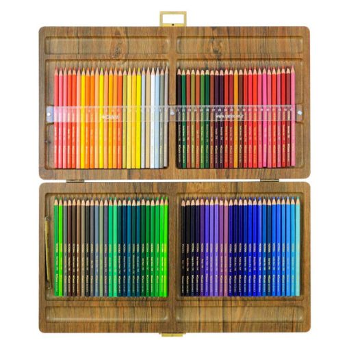 مشخصات، قیمت و خرید مداد رنگی 100 رنگ جعبه چوبی کنکو مدل ویکتوریا