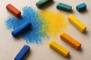 نقاشی با پاستل گچی