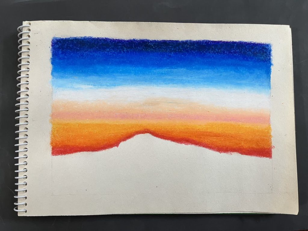 تکنیک محوکردن پاستل روغنی