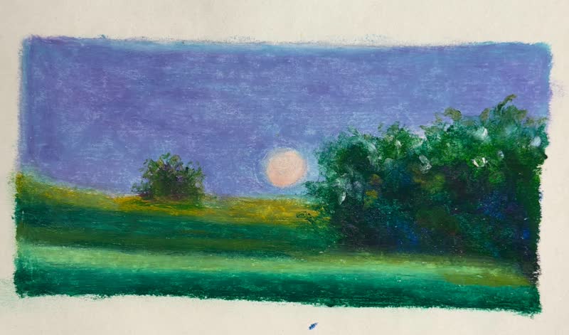 آموزش پیشرفته پاستل روغنی